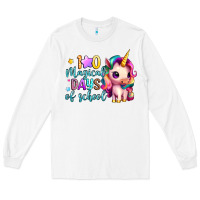 White 100 magical days of school Long Sleeve Tee - Artiststas