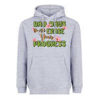 Heather Grey mental health uplifting quote Heavyweight Hoodie - MaliasSmallBusiness