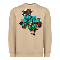 Mushroom merry christmas texas Heavyweight Sweatshirt - RanaPortraitStore