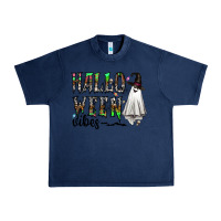 Navy halloween vibes Urban Heavy Tee - CowhideDigitalArt