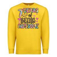 Lemon 7 years of being awesome Premium Sweatshirt - MaliasSmallBusiness