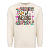 Sandshell 7 years of being awesome Premium Sweatshirt - MaliasSmallBusiness