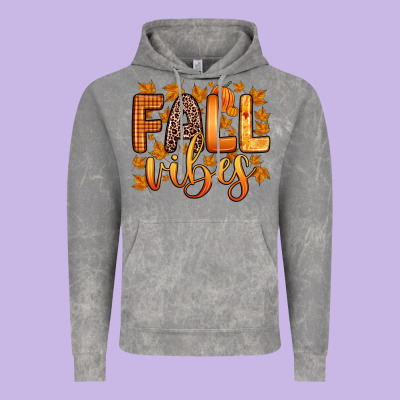 Fall Vibes Vintage Hoodie Designed By Zillion Design Studio