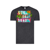 Vintage Black sun salt sand summer Vintage Tee - Zillion Design Studio