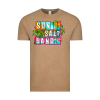Vintage Coffee sun salt sand summer Vintage Tee - Zillion Design Studio