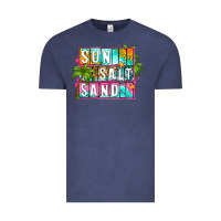 Vintage Denim sun salt sand summer Vintage Tee - Zillion Design Studio