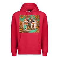 Cardinal Western Hay Fall Cow Premium Hoodie - LillyAllenDesigns