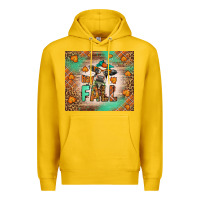 Lemon Western Hay Fall Cow Premium Hoodie - LillyAllenDesigns