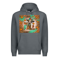 Rock Western Hay Fall Cow Premium Hoodie - LillyAllenDesigns