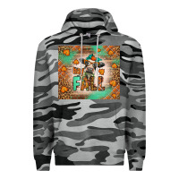 Slate Camo Western Hay Fall Cow Premium Hoodie - LillyAllenDesigns