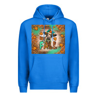 True Royal Western Hay Fall Cow Premium Hoodie - LillyAllenDesigns