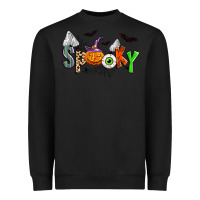 Black halloween spooky Heavyweight Sweatshirt - Zillion Design Studio