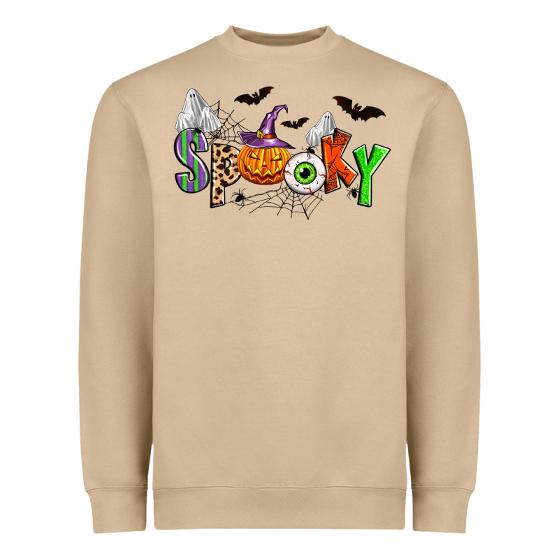 Halloween Spooky Heavyweight Sweatshirt by Zillion Design Studio | Teevron