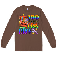 Chestnut 100 days of cray cray Long Sleeve Tee - Artiststas