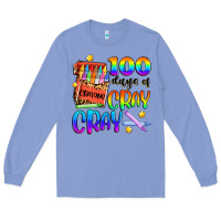 Colony Blue 100 days of cray cray Long Sleeve Tee - Artiststas