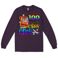Plum 100 days of cray cray Long Sleeve Tee - Artiststas