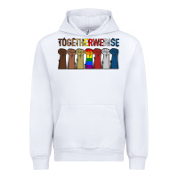 White Togetherwerise Urban Hoodie - Bettercallsaul