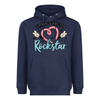 Navy educational rockstar Heavyweight Hoodie - MaliasSmallBusiness