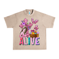 French Oak he is alive easter Urban Heavy Tee - Neo Western