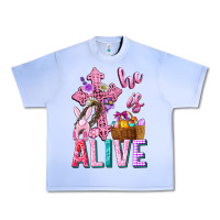 Grape Ice he is alive easter Urban Heavy Tee - Neo Western