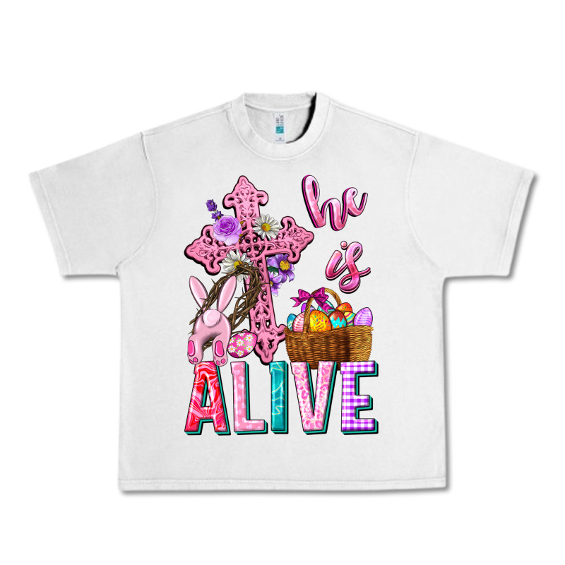 He Is Alive Easter Urban Heavy Tee by Neo Western | Teevron