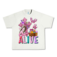 Pistachio he is alive easter Urban Heavy Tee - Neo Western