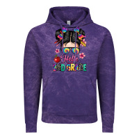 Cloud Purple hello second grade kid Vintage Hoodie - texasbilliewilder