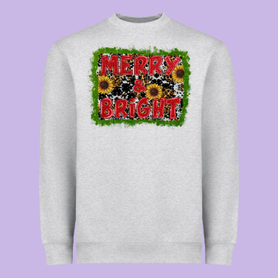 Marry And Bright Heavyweight Sweatshirt Designed By Ranaportraitstore