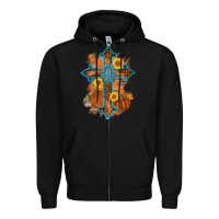 Black thanksgiving cross pumpkin sunflower Zipper Hoodie - AdoDesignShop