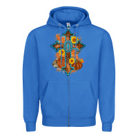 True Royal thanksgiving cross pumpkin sunflower Zipper Hoodie - AdoDesignShop
