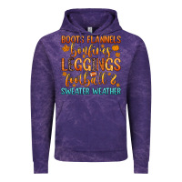 Cloud Purple boots flannels bonfires leggins football Vintage Hoodie - Zillion Design Studio