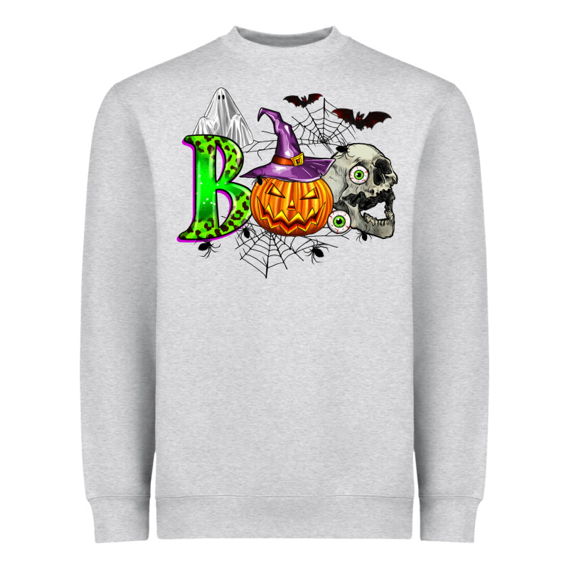 Boo Halloween Heavyweight Sweatshirt by Zillion Design Studio | Teevron