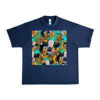 Navy holstein cow seamless pattern Urban Heavy Tee - HRA Design Shop