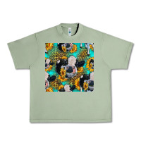 Oil Green holstein cow seamless pattern Urban Heavy Tee - HRA Design Shop