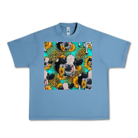 Pebble Blue holstein cow seamless pattern Urban Heavy Tee - HRA Design Shop