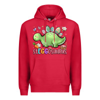 Cardinal easter stegosaurus delight Premium Hoodie - LillyAllenDesigns