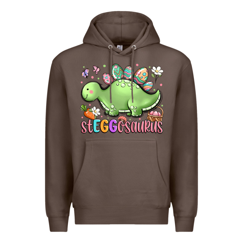 Easter Stegosaurus Delight Premium Hoodie by LillyAllenDesigns | Teevron
