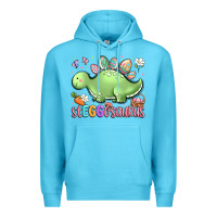 Ocean Blue easter stegosaurus delight Premium Hoodie - LillyAllenDesigns