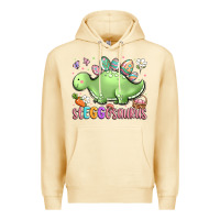 Pina Colada easter stegosaurus delight Premium Hoodie - LillyAllenDesigns