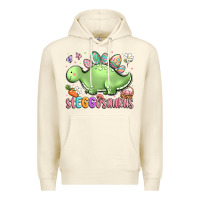 Sandshell easter stegosaurus delight Premium Hoodie - LillyAllenDesigns