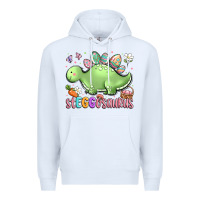 White easter stegosaurus delight Premium Hoodie - LillyAllenDesigns