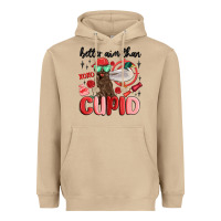 Mushroom better aim than cupid with dog and duck Heavyweight Hoodie - MaliasSmallBusiness
