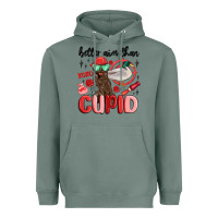 Sage better aim than cupid with dog and duck Heavyweight Hoodie - MaliasSmallBusiness