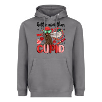 Storm better aim than cupid with dog and duck Heavyweight Hoodie - MaliasSmallBusiness