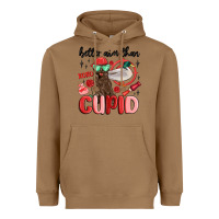 Toasted Coconut better aim than cupid with dog and duck Heavyweight Hoodie - MaliasSmallBusiness