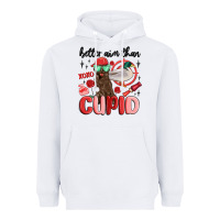 White better aim than cupid with dog and duck Heavyweight Hoodie - MaliasSmallBusiness