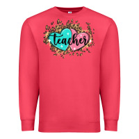 Cardinal heart teacher Premium Sweatshirt - MaliasSmallBusiness