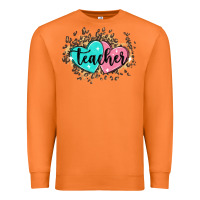 Carrot heart teacher Premium Sweatshirt - MaliasSmallBusiness