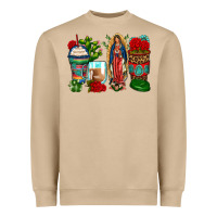 Mushroom lady of guadalupe coffee cups Heavyweight Sweatshirt - Zillion Design Studio