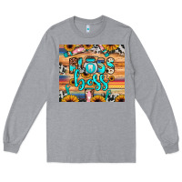 Heather Grey floss boss Long Sleeve Tee - JahusDesignShop